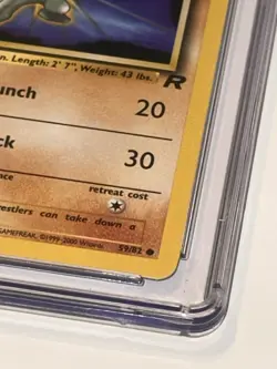 CGC 10 GEM MINT Machop 59/82 1st Edition Team Rocket Pokemon Card Rare - Image 3