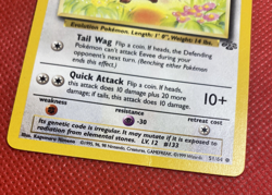 EEVEE - Jungle Set - 51/64 - Common - Pokemon Card - Unlimited Edition - LP - Image 2