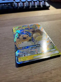 Pokemon GX Unified Minds Alolan Raichu Card 54/236 Ultra Rare SM Holo - Image 2