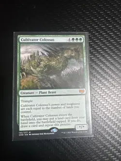 Cultivator Colossus Innistrad: Crimson Vow Mythic Regeneration Card NM Condition - Image 1