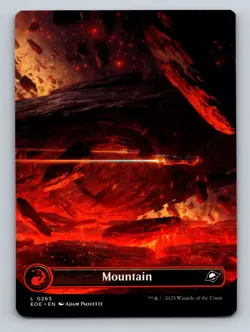 MTG Mountain (0265) (Borderless) Edge of Eternities Regular NM - Image 1