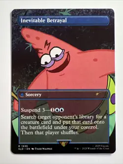 Inevitable Betrayal Borderless MTG Single, Secret Lair, Rare 1935 Near Mint - Image 1