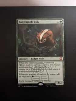 MTG Badgermole Cub, NM-Mint, English Avatar: The Last Airbender - Image 1