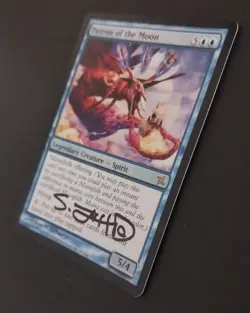 MTG - Patron of the Moon - Betrayers of Kamigawa BOK (FOIL) (LP) (SIGNED) - Image 2