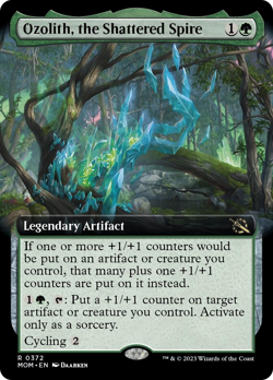 Ozolith, the Shattered Spire (Extended Art) [March of the Machine] Magic MTG - Image 1