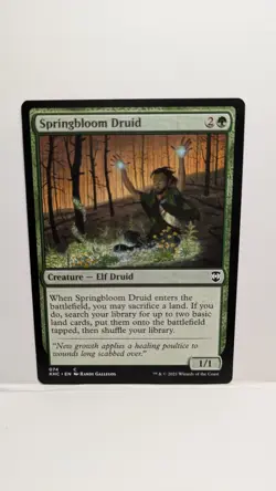 Springbloom Druid Commander: Kaldheim Regular - Image 1