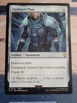 Darksteel Plate - 342 - NM - Commander: FINAL FANTASY - MTG - FIC - Image 1