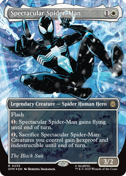 Spectacular Spider-Man (0235) - Textured Foil - Borderless NM, English MTG Spide - Image 1