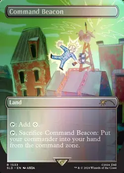 Command Beacon - Rainbow Foil Extended Art SLD NM MTG - Image 1