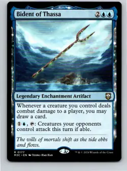 Magic the Gathering Bident of Thassa Modern Horizons 3 Commander MTG Free Ship! - Image 1