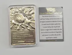 Pokemon Special Edition 23k Gold Plated #61 Poliwhirl Card - Image 2