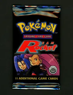 2000 Pokemon SEALED Unopened 1ST EDITION Team Rocket BOOSTER PACK - Jessie James - Image 1
