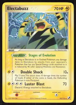 Pokemon TCG Unseen Forces #22/115 Electabuzz LP - Image 1