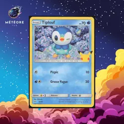 Carte Pokemon Tiplouf Holo 20/25 McDonald's 2021 Francais - Image 1