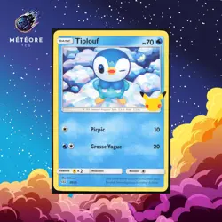 Carte Pokemon Tiplouf 20/25 McDonald's 2021 Francais - Image 1