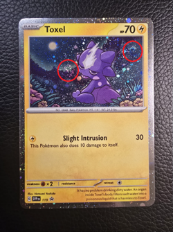 2 X 🌀🌀 SWIRL Toxel 119 Scarlet & Violet Black Star Promo Pokemon TCG NM - Image 1