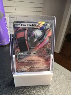 NM Pokemon Scarlet and Violet Iron Treads EX Double Rare 143 #143/198 - Image 3