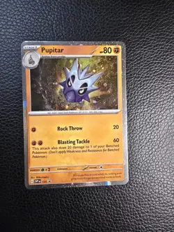 2 Swirl / Swirls Pupitar SVP 120 Twilight Masquerade Cosmos Holo NM Pokemon TCG - Image 2