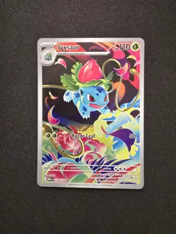 Ivysaur 134/132 Mega Evolution Illustration Rare Pokemon NM/M+ IR Full Art Holo - Image 1
