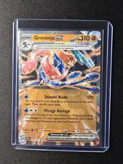 2024 Pokemon TWM Twilight Masquerade Greninja EX Holo 106/167 Near Mint - Image 1