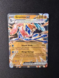 2024 Pokemon TWM Twilight Masquerade Greninja EX Holo 106/167 Near Mint - Image 2