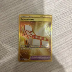 POKEMON TCG RESCUE BOARD 225/167 TWILIGHT MASQUERADE RARE GOLD HOLO MINT - Image 1
