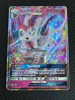 Pokemon TCG Sylveon GX 92a/145 Alt Art Promo Guardians Rising Sun & Moon - Image 1