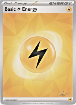 2024 Pokemon TCG Basic Electric Energy NM - Honolulu World Championships Deck - Image 1