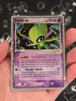 Celebi ex (Holo) 017/017 POP Series 2 Holo - Pokemon TCG 2005 - LP - Image 1