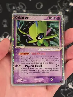 Celebi ex (Holo) 017/017 POP Series 2 Holo - Pokemon TCG 2005 - LP - Image 2