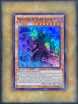 Yugioh Magician of Dark Illusion MP17-EN072 Super Rare 1st Ed NM - Image 1