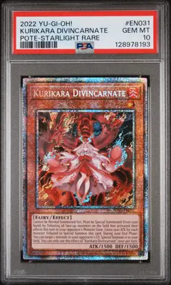 PSA 10 Kurikara Divincarnate (Starlight Rare) POTE-EN031 Unlimited Yugioh - Image 3