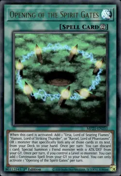 MP21-EN251 Opening of the Spirit Gates Ultra Rare 1st Edition NM YuGiOh TCG - Image 1