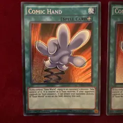 2 Copies Yu-Gi-Oh! - Dragons of Legend 2 Comic Hand DRL2-EN026 Secret Rare 1st - Image 1