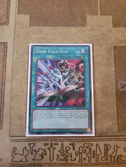YUGIOH TOON PAGE-FLIP BLCR-EN068 SECRET 1ST ED NM - Image 1