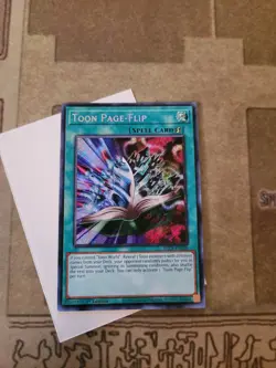 YUGIOH TOON PAGE-FLIP BLCR-EN068 SECRET 1ST ED NM - Image 2