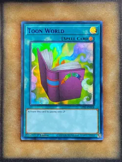 Yugioh Toon World LDS1-EN068 Ultra Rare 1st Ed BLUE NM - Image 1