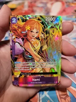 Nami Parallel Alt Art English PRB02-012 The Best Vol. 2 One Piece Card - Image 1