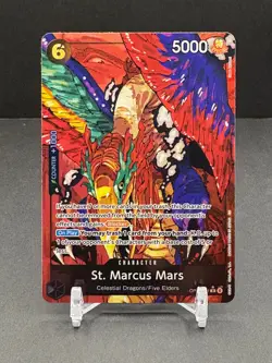 St. Marcus Mars Alt Art Rare - Carrying On His Will #OP13-091 R One Piece TCG - Image 1