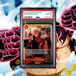 2024 one piece Silvers Rayleigh #118 foil PSA 10 secret rare the Shadow King - Image 2