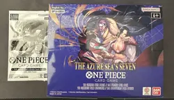 One Piece OP14 The Azure Sea's Seven Booster Box UNSEALED INHAND + Dash Pack - Image 1