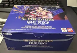 One Piece OP14 The Azure Sea's Seven Booster Box UNSEALED INHAND + Dash Pack - Image 2