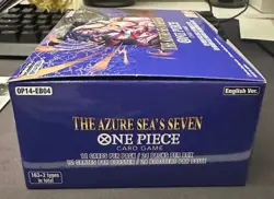 One Piece OP14 The Azure Sea's Seven Booster Box UNSEALED INHAND + Dash Pack - Image 4