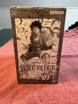 Display Case One Piece TCG Luffy StrawHat Crew Starter Deck ST-01 (Description) - Image 1