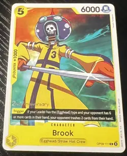 One Piece TCG Brook 2nd Anniversary (OP09-111) NM English - Image 1