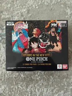 One Piece OP-09 Emperors in the New World Booster Box | UNSEALED | DAMAGED BOX - Image 1