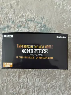 One Piece OP-09 Emperors in the New World Booster Box | UNSEALED | DAMAGED BOX - Image 3