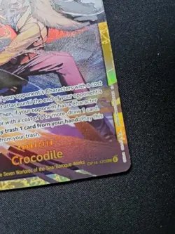 One Piece | Crocodile | OP14-120 | The Azure Sea Seven Secret Rare - Image 4