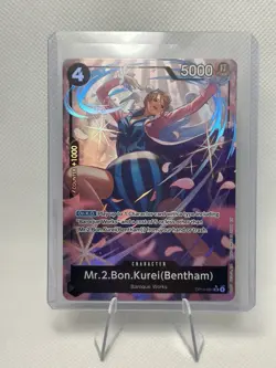 One Piece TCG English OP14-091 Mr. 2 Bon Kurei (Bentham) Alt Art Parallel - Image 1