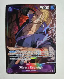 One Piece Carrying On His Will Silvers Rayleigh OP13-066 SR Alt Art English - Image 1
